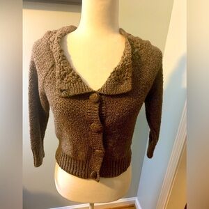 Xhilaration classic caramel cardigan, size M